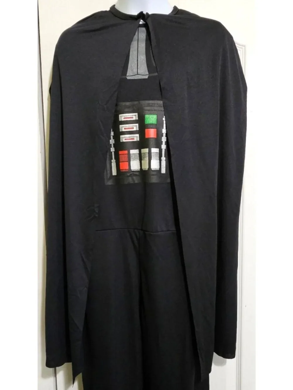 Darth Vader Costume Boys 10-12 Star Wars Rubie's Jumpsuit Mask Cape Sith Kids